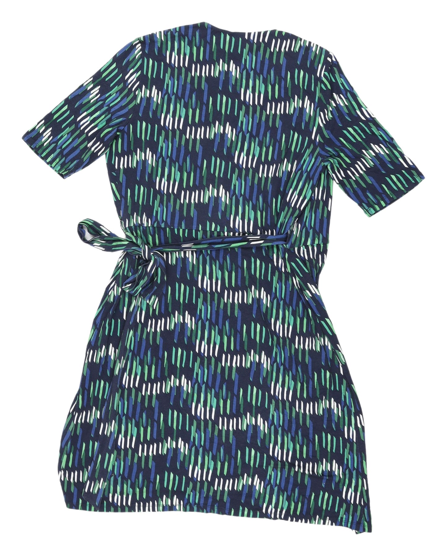 Hobbs Women's Multicoloured Wrap Dress Size 14