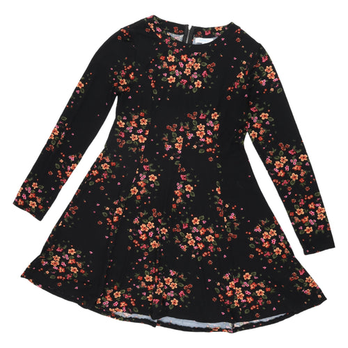 Blue Vanilla Women's Floral Long Sleeve Fit & Flare Dress