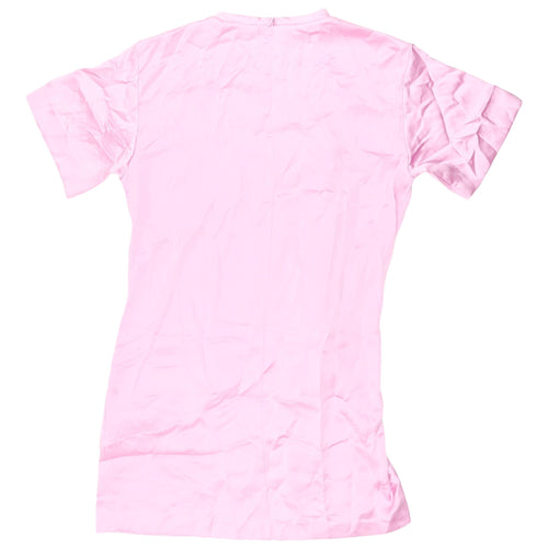 Zara Women's Pink Shift Dress L Casual Spring