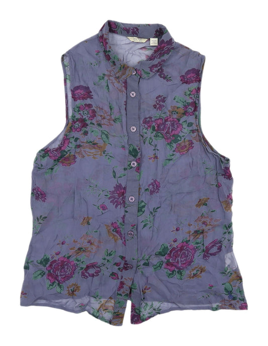 Jack Wills Women's Floral Sleeveless Blouse