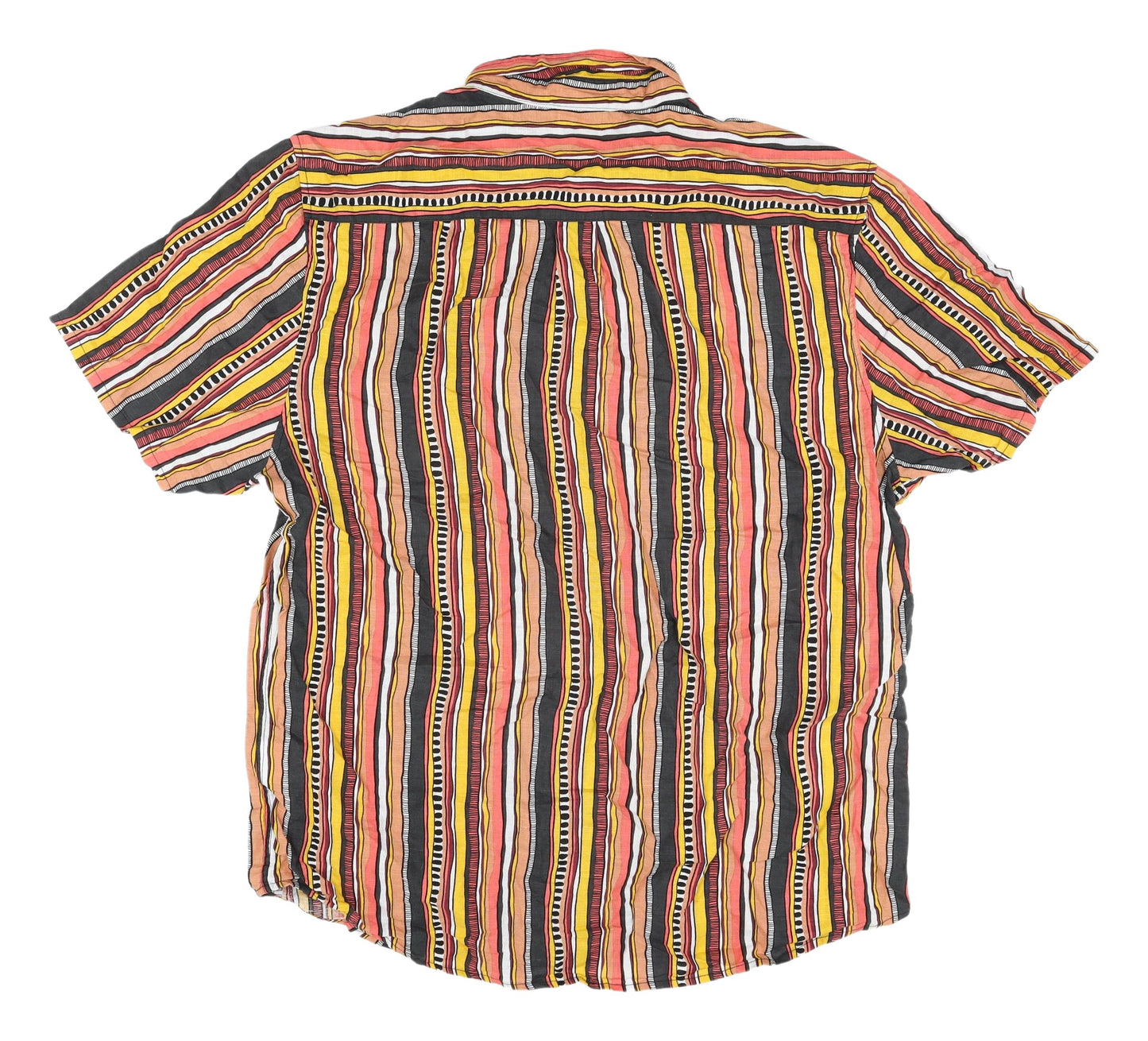 WeSC Men's XL Multicoloured Striped Casual Shirt