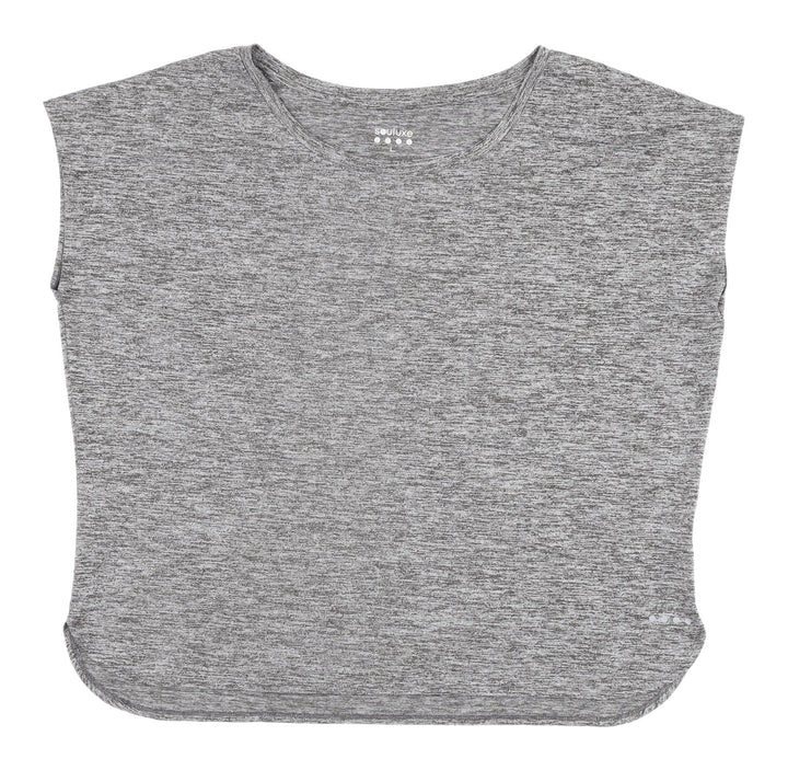 Souluxe Grey Sleeveless T-Shirt, Unisex Adults Size L