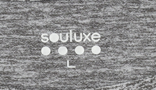 Souluxe Grey Sleeveless T-Shirt, Unisex Adults Size L