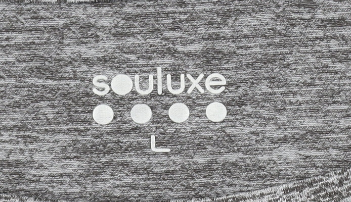 Souluxe Grey Sleeveless T-Shirt, Unisex Adults Size L