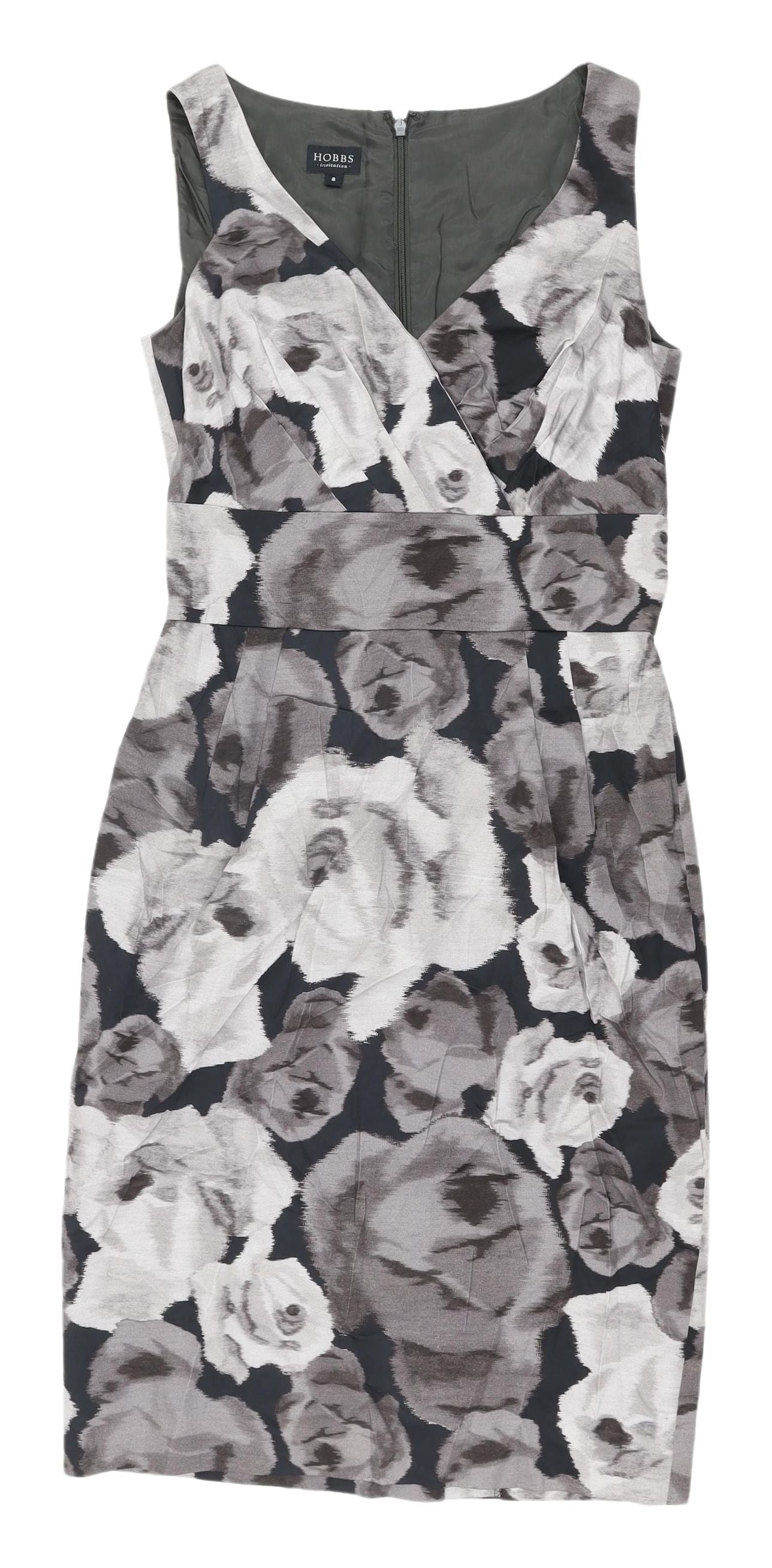 Hobbs Women's Multicoloured Floral Sheath Dress Size 8