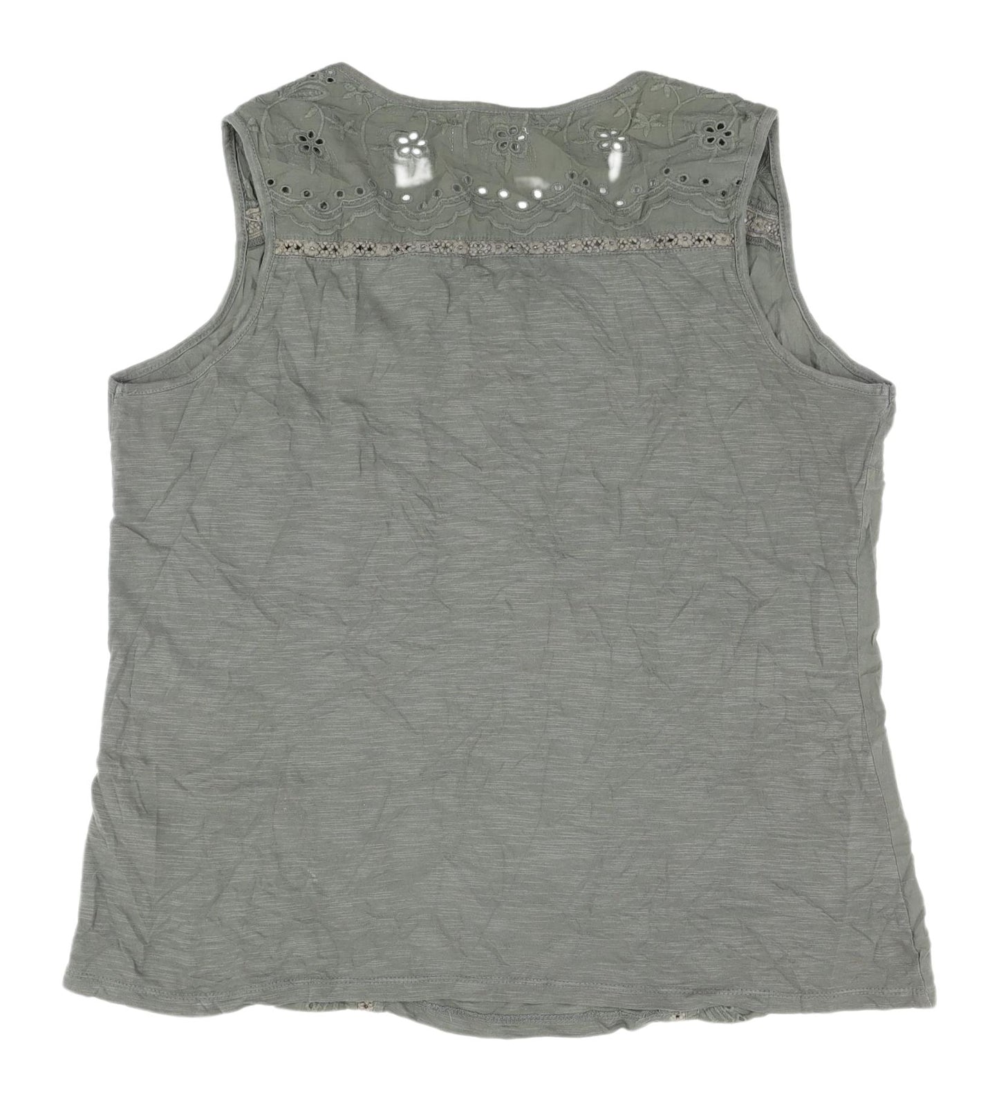 RJR John Rocha Green Women's Tank Top Size 16