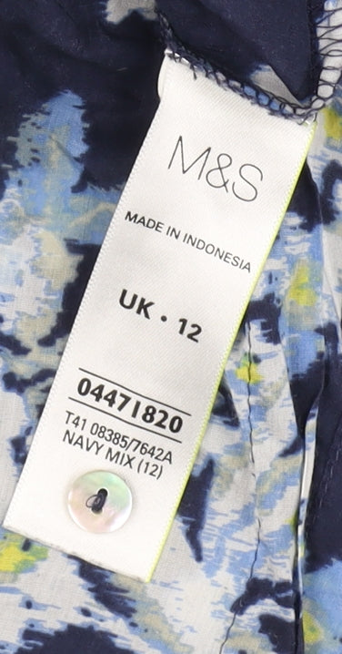 Marks and Spencer Women's Floral Tunic Blouse 12