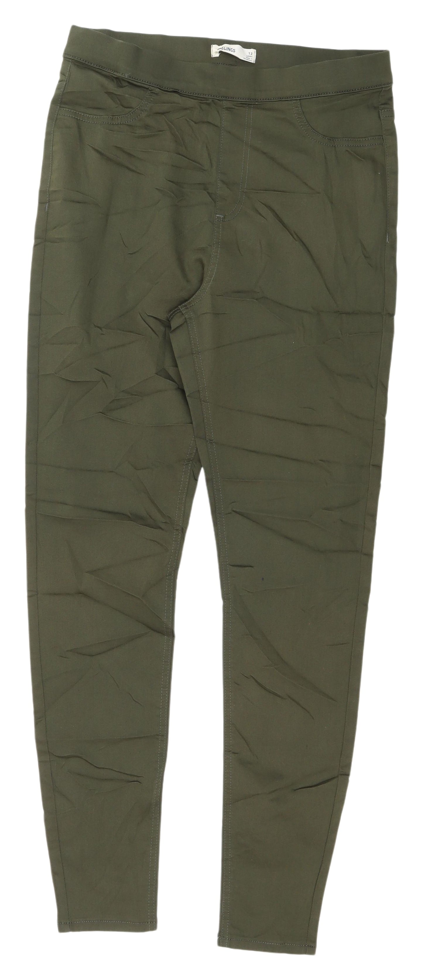Marks and Spencer Khaki Jeggings for Women Size 12