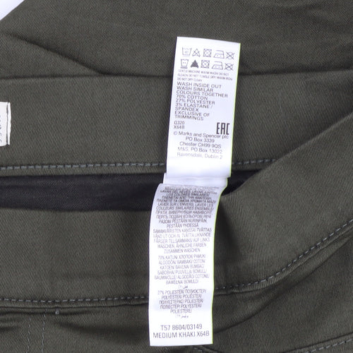 Marks and Spencer Khaki Jeggings for Women Size 12