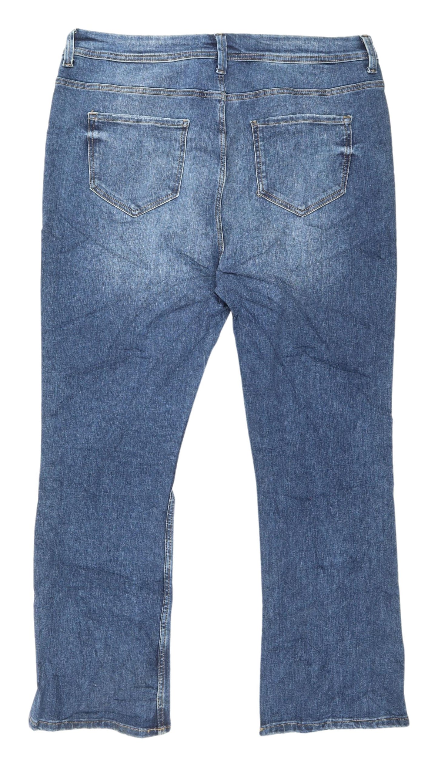 Marks & Spencer Women’s Blue Slim Flare Jeans Size 18