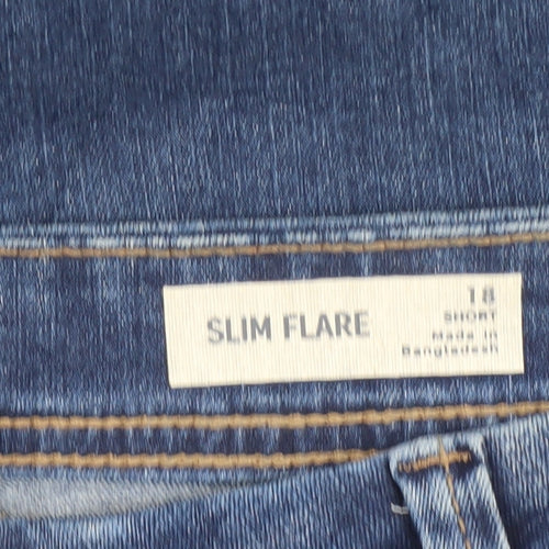 Marks & Spencer Women’s Blue Slim Flare Jeans Size 18