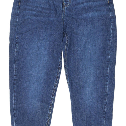 Marks and Spencer Women's Blue Mom Jeans Size 10 Regular