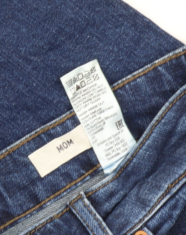 Marks and Spencer Women's Blue Mom Jeans Size 10 Regular