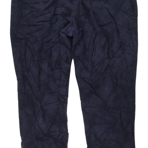 Marks and Spencer Men's Blue Chino Trousers, Size 38