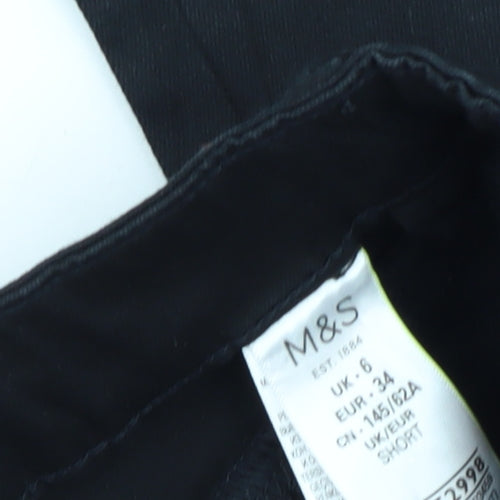 Marks and Spencer Women's Slim Black Jeans, Size 6