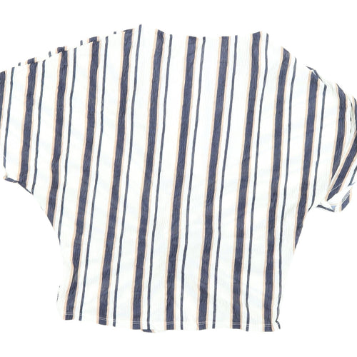 Marks and Spencer Women's Striped Cropped Blouse