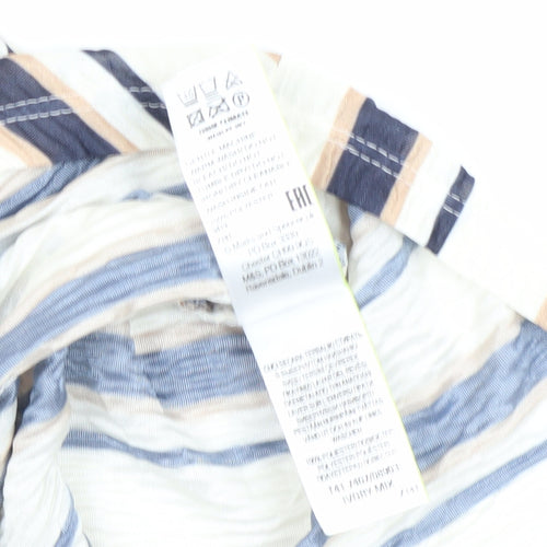Marks and Spencer Women's Striped Cropped Blouse