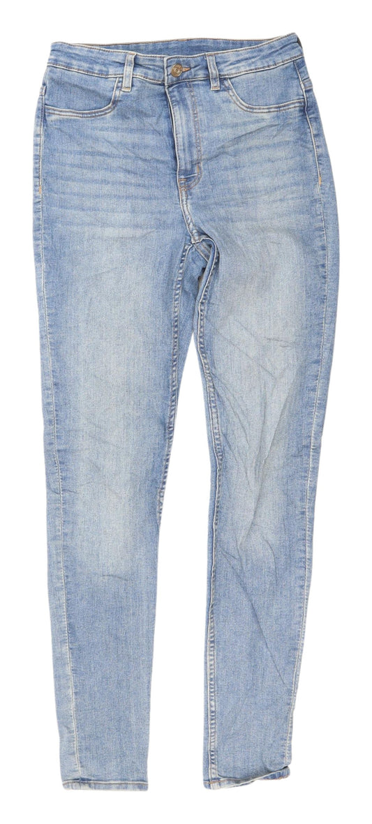 H&M Women's Blue Skinny Jeans Size 10