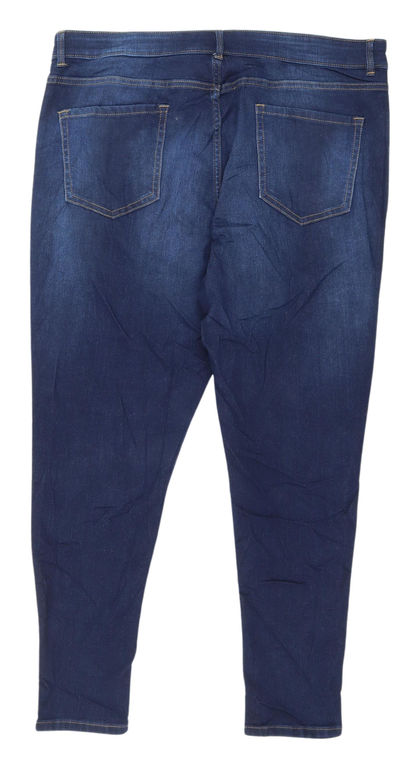 Marks & Spencer Women's Plus Blue Skinny Jeans