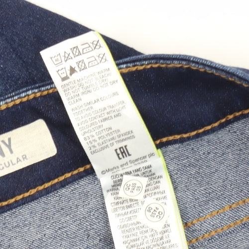 Marks & Spencer Women's Plus Blue Skinny Jeans
