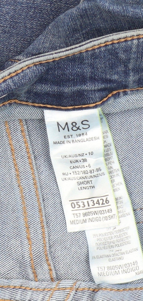 Marks and Spencer Women's Blue Skinny Jeans Size 10