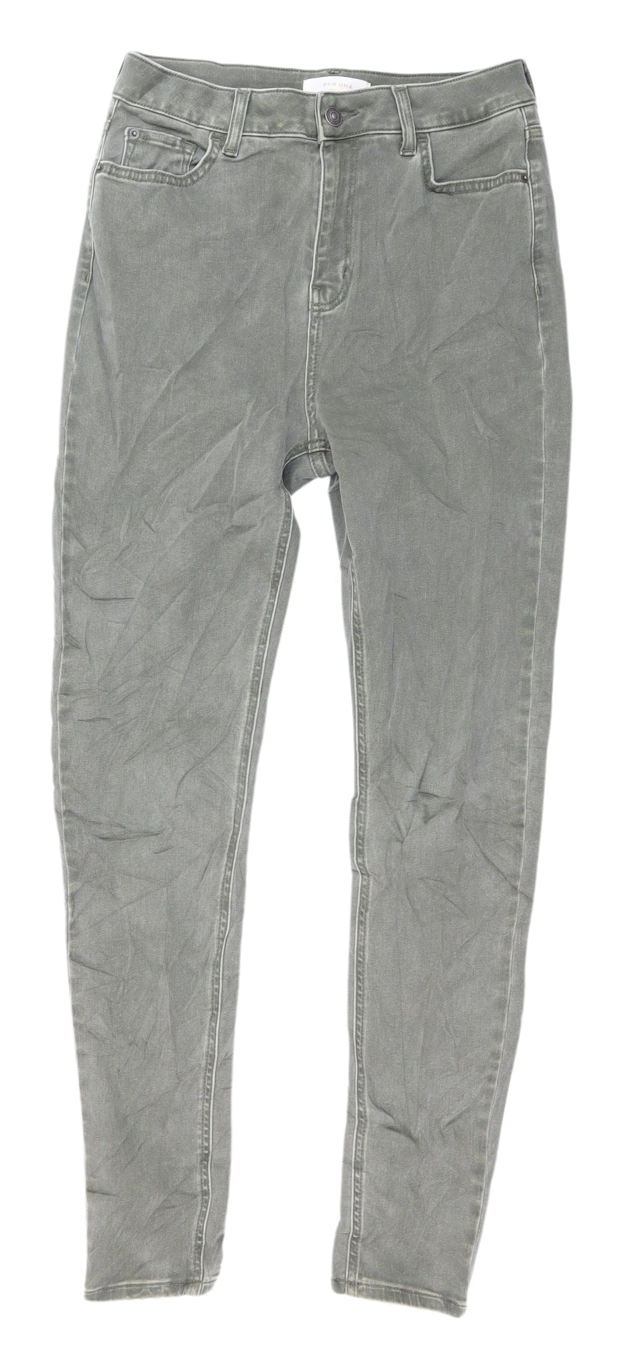 Marks and Spencer Women's Green Skinny Jeans
