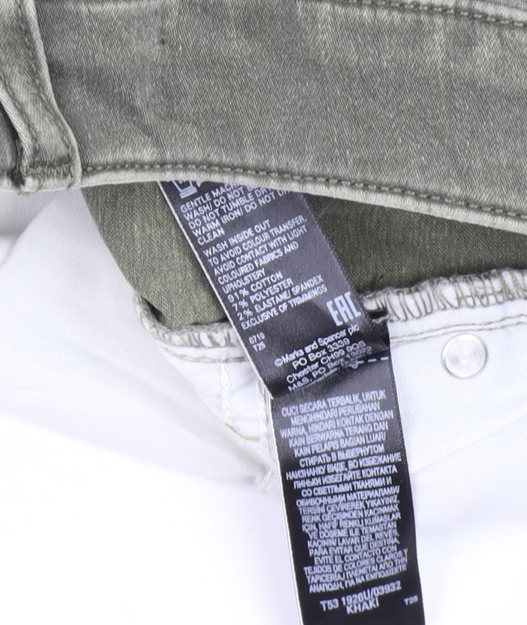 Marks and Spencer Women's Green Skinny Jeans