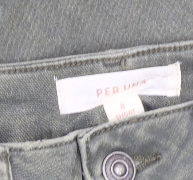 Marks and Spencer Women's Khaki Jeans, Size 8, Regular Fit