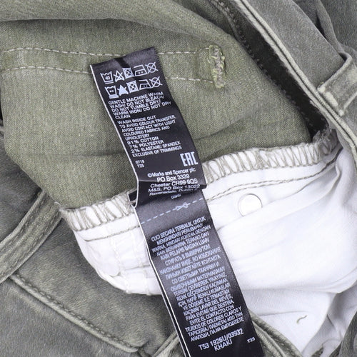 Marks & Spencer Women's Green Skinny Jeans Size 12
