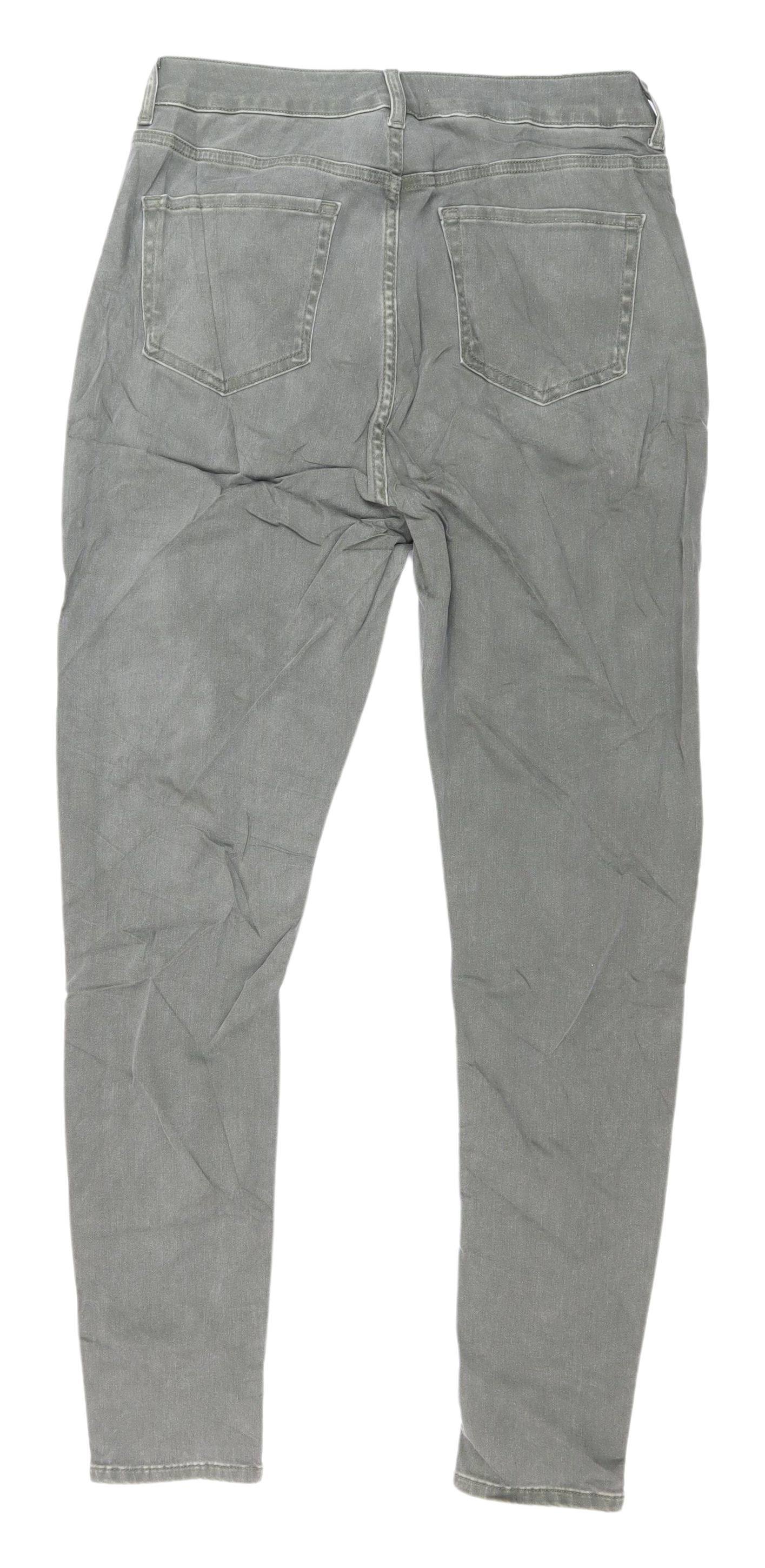 Marks & Spencer Green Straight Jeans Size 14 Women