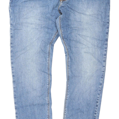 Marks and Spencer Men's Blue Slim Jeans Size 32