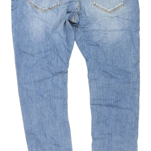 Marks and Spencer Men's Blue Slim Jeans Size 32