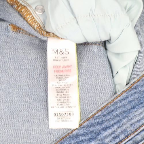 Marks and Spencer Men's Blue Slim Jeans Size 32