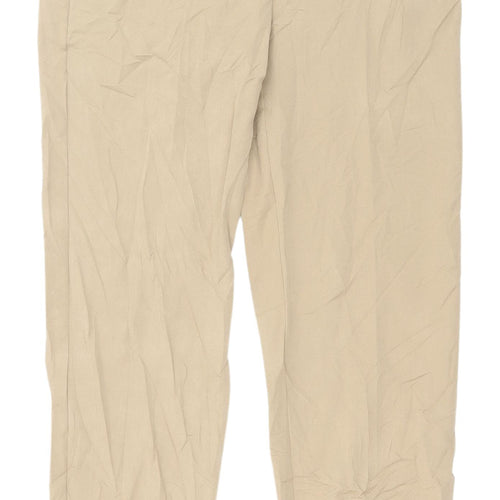 Marks and Spencer Beige Women's Chino Trousers Size 10