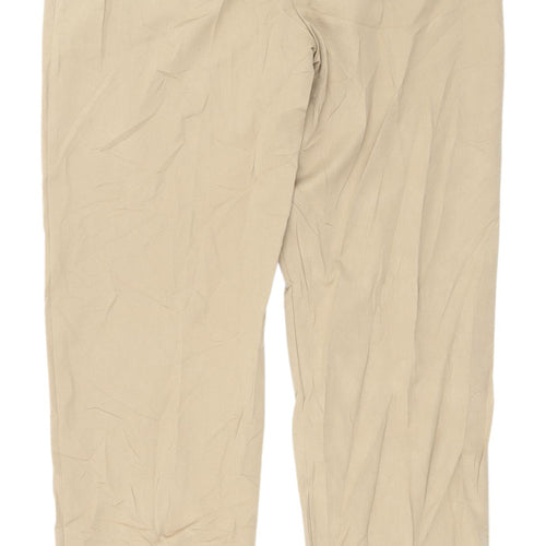 Marks and Spencer Beige Women's Chino Trousers Size 10