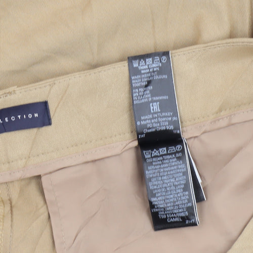 Marks and Spencer Beige Women's Chino Trousers Size 10