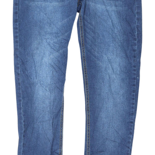 boohooMAN Men's Blue Skinny Jeans Size 32