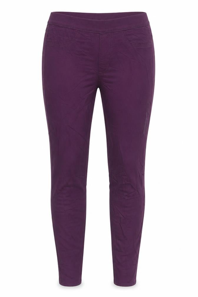 Front view of Marks & Spencer Women's Purple Jeggings -, size 6