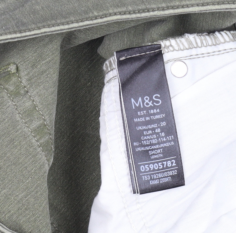 Marks and Spencer Green Ankle Jeans, Size 20, Women's Regular