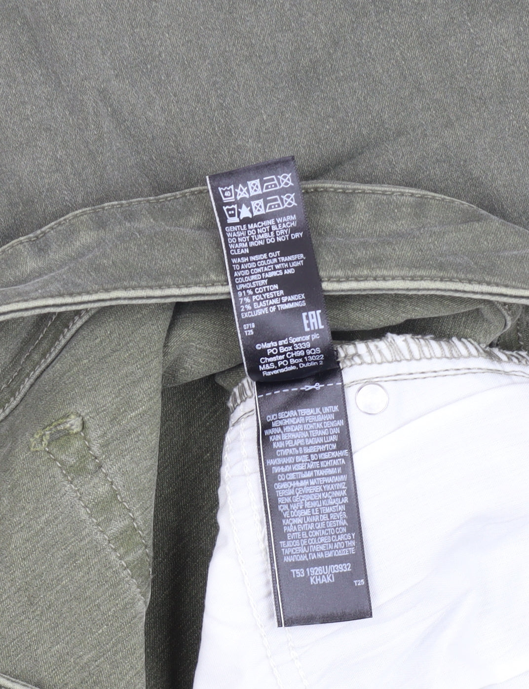 Marks and Spencer Green Ankle Jeans, Size 20, Women's Regular