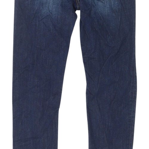 Marks and Spencer Women's Blue Slim Straight Jeans