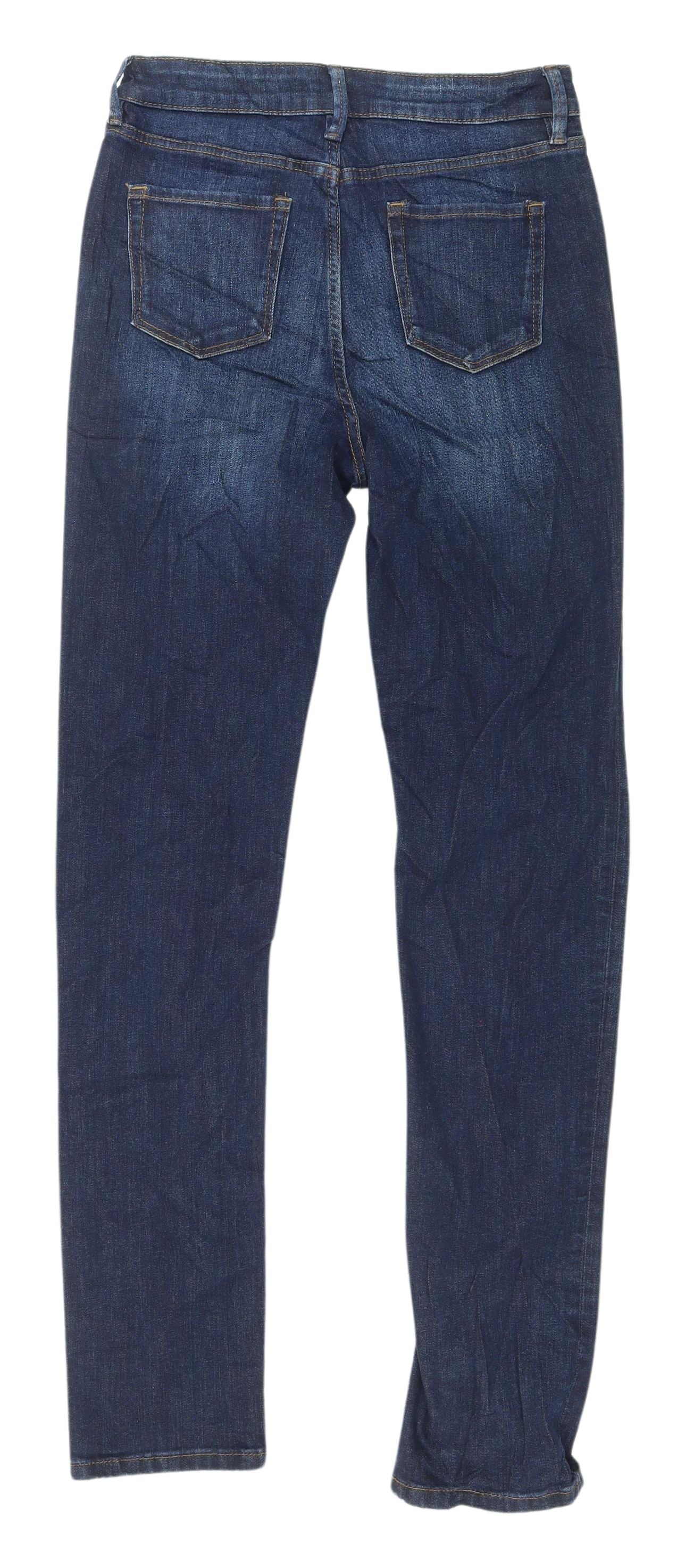 Marks and Spencer Women's Blue Slim Straight Jeans