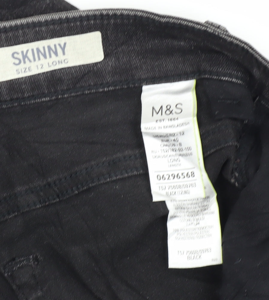 Marks and Spencer Women's Black Skinny Jeans Size 12