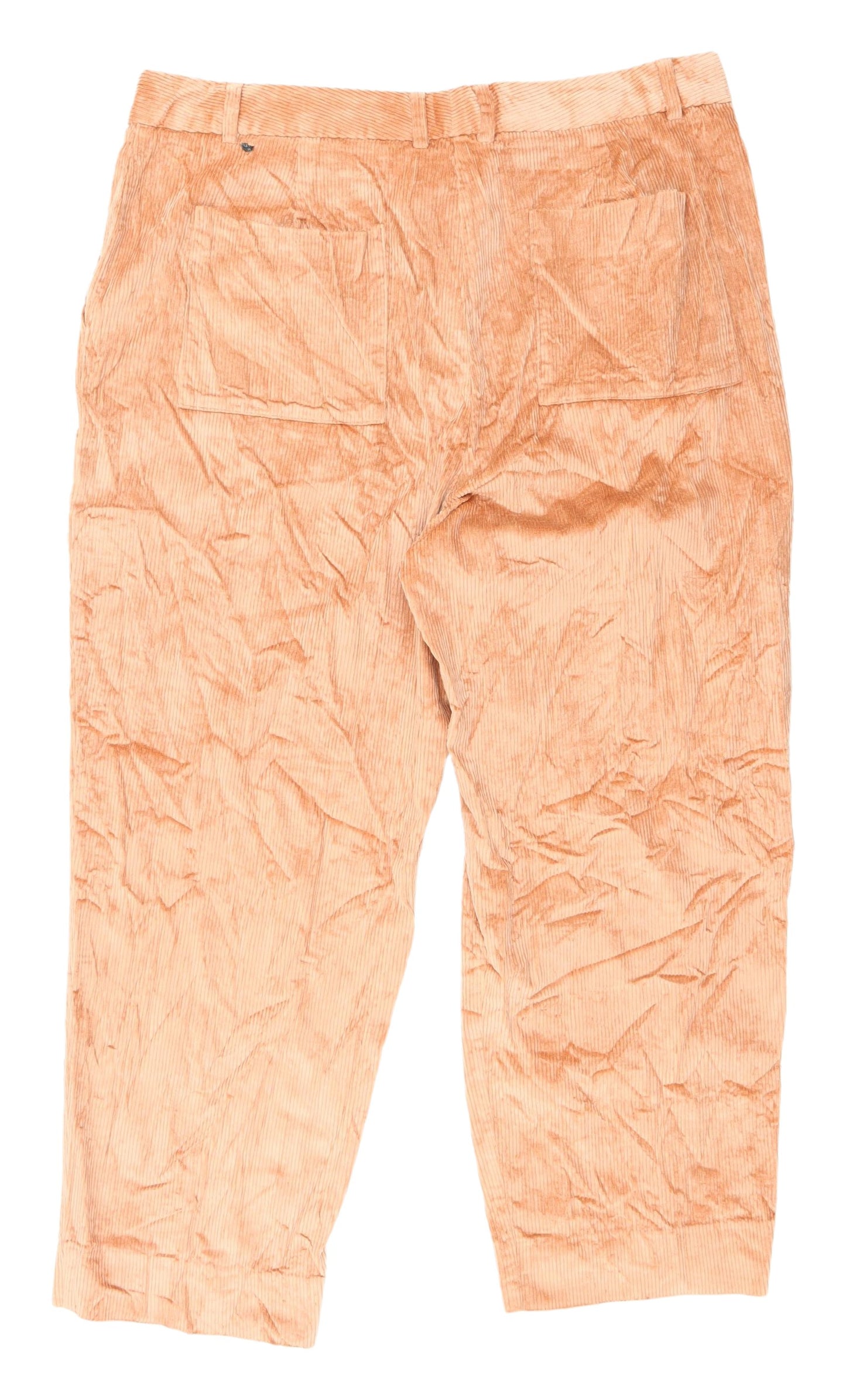 Marks and Spencer Women's Beige Cropped Corduroy Trousers