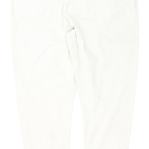 Marks and Spencer Women White Relaxed Jeans Size 20