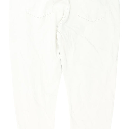 Marks and Spencer Women White Relaxed Jeans Size 20