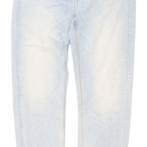Marks and Spencer Women's Light Blue Straight Jeans Size 16