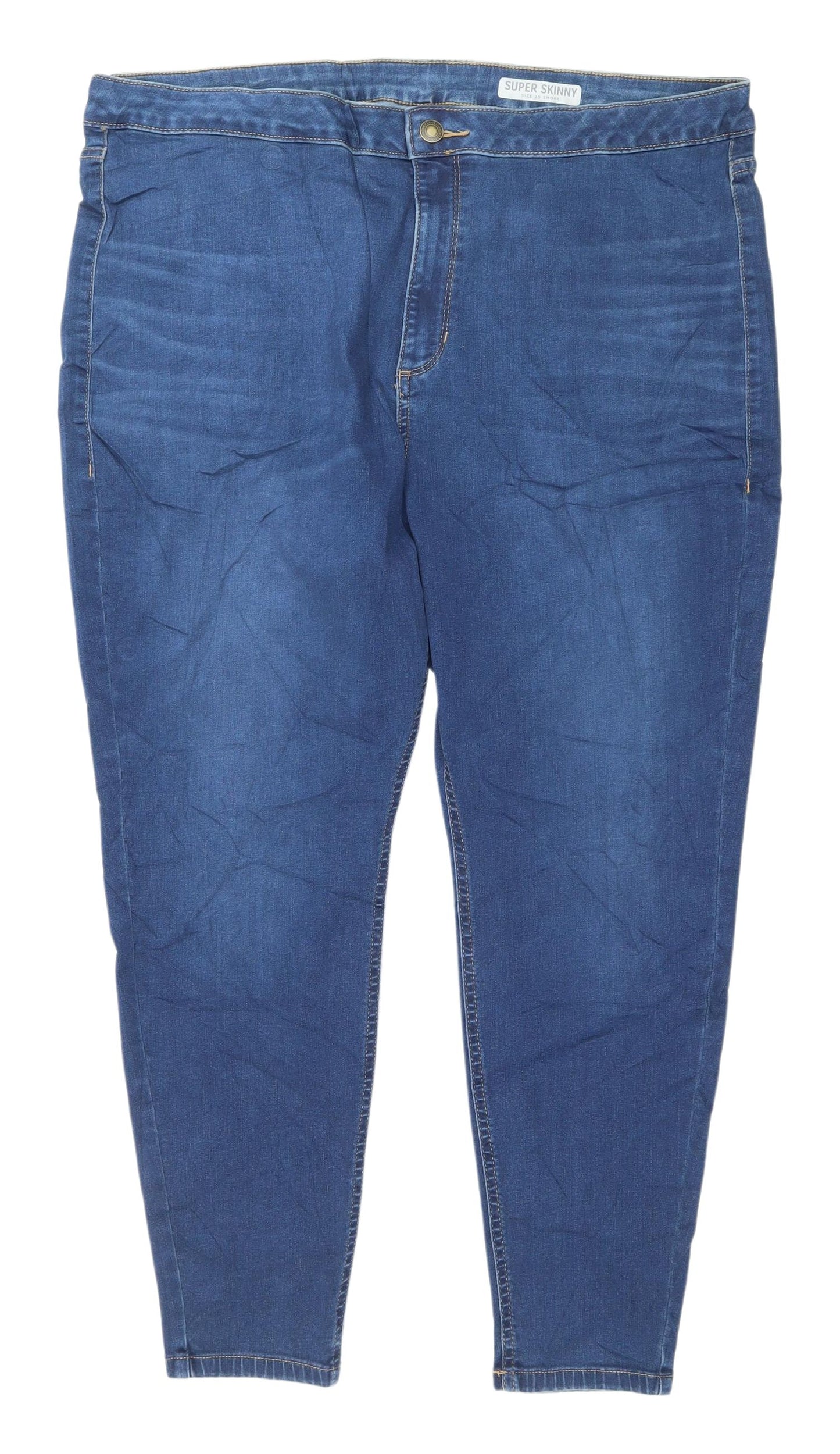 Marks and Spencer Women's Size 20 Blue Skinny Jeans