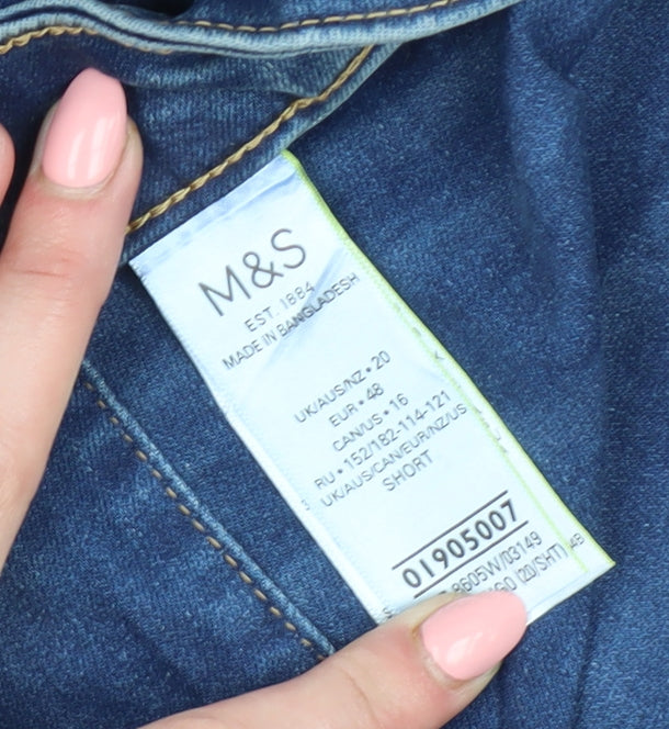 Marks and Spencer Women's Size 20 Blue Skinny Jeans