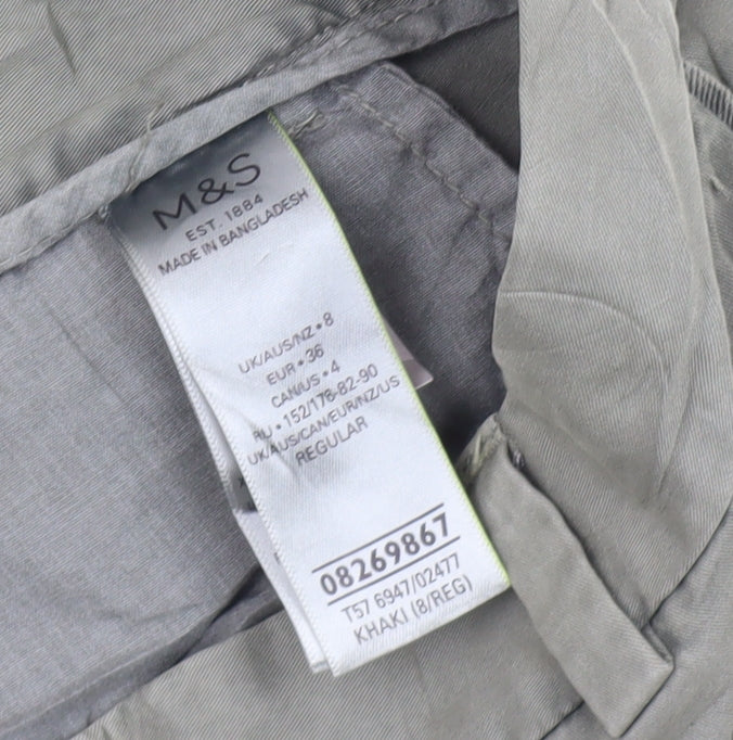 Marks & Spencer Women's Green Chino Trousers